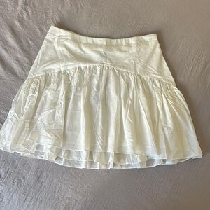 Lulu's Cream Skater Skirt